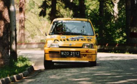 Jacek Sikora i Marek Kaczmarek - Fiat Cinquecento Sporting.